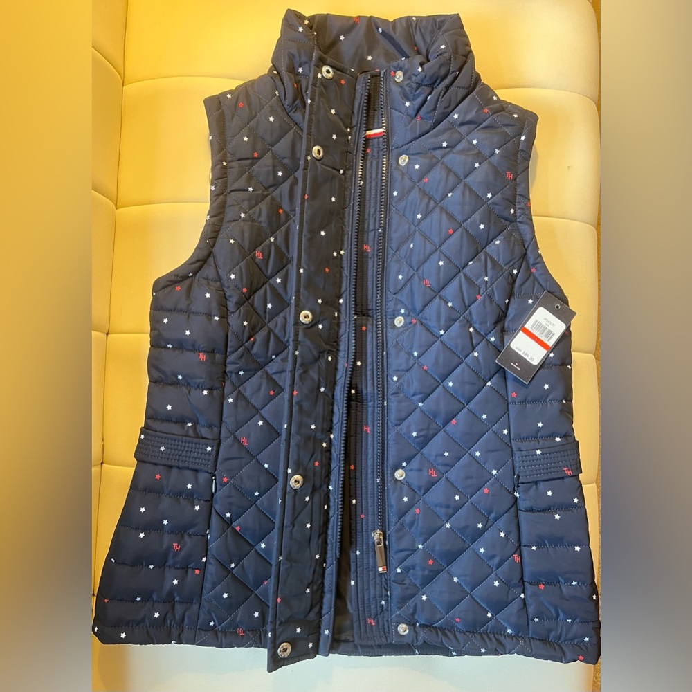 Tommy Hilfiger Red and White Star Vest